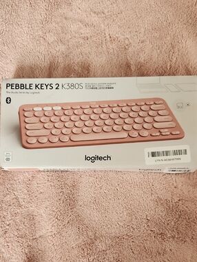 Logitech Pebble Keys 2 K380S Wireless Keyboard - Rose Pink